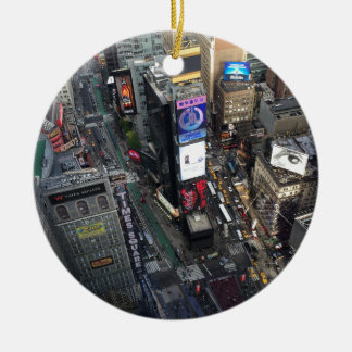 NYC Times Square Ceramic Tree Decoration