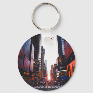 NYC Times Square New York City Key Ring