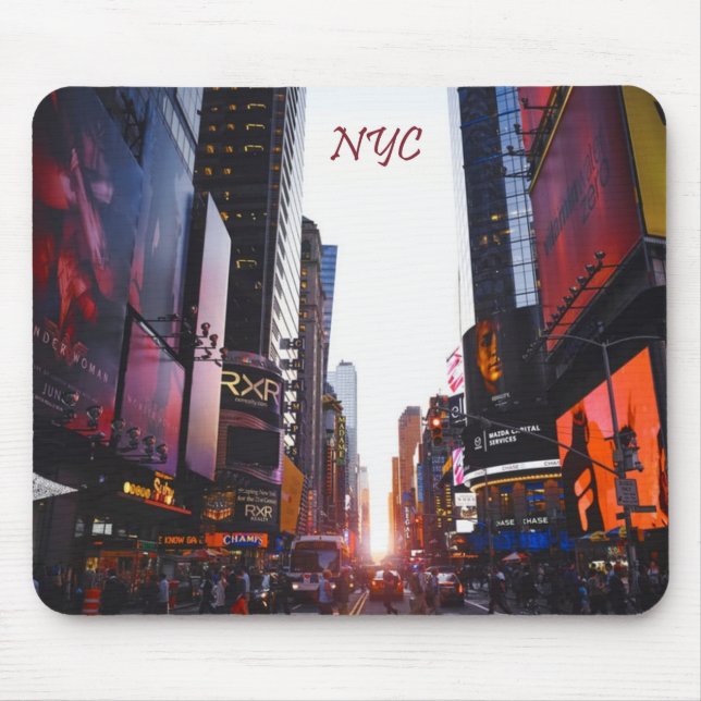 NYC Times Square New York City Mouse Mat (Front)
