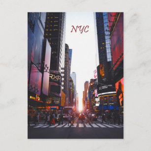 NYC Times Square New York City Postcard