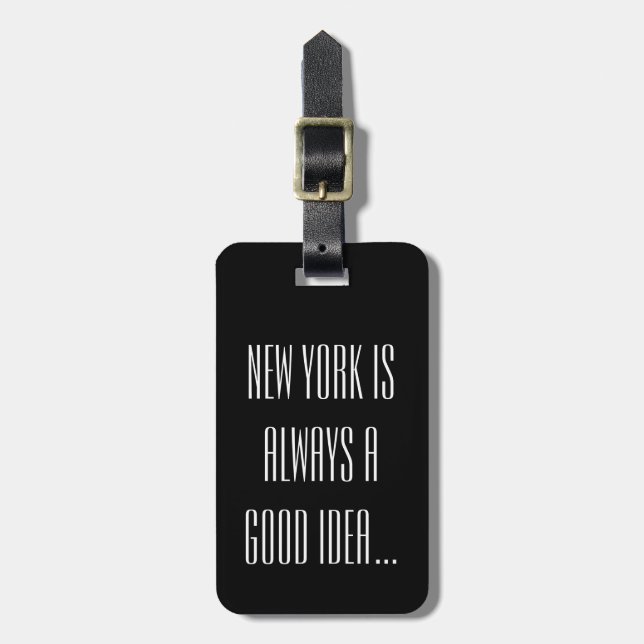 NYC Travel Tag (Front Vertical)