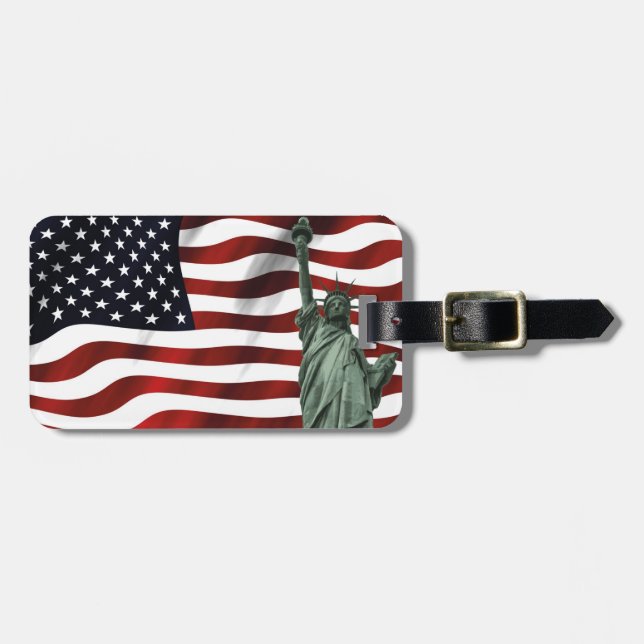 NYC, USA LUGGAGE TAG (Front Horizontal)