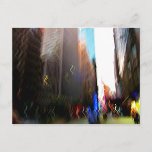 NYC Vertical Blur Postcard