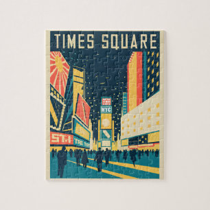 NYC with Stunning Times Square Jigsaw Puzzle