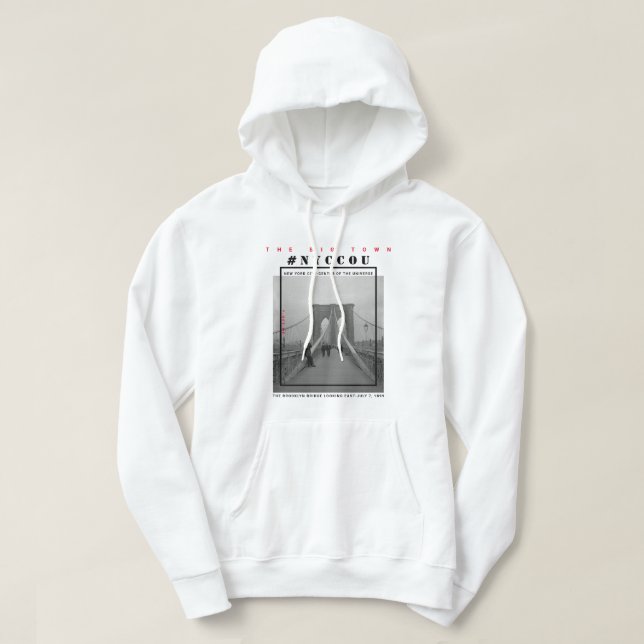 NYCCOU #NYCCOU BROOKLYN BRIDGE HOODIE (Design Front)