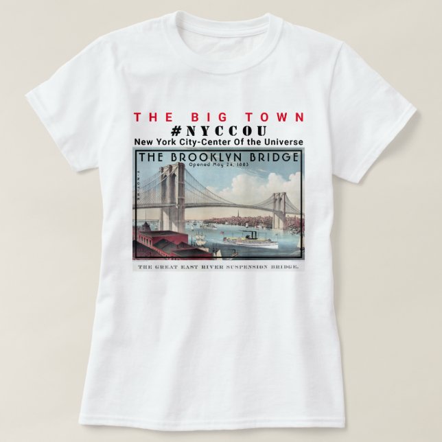 NYCCOU THE BIG TOWN BB T-Shirt (Design Front)