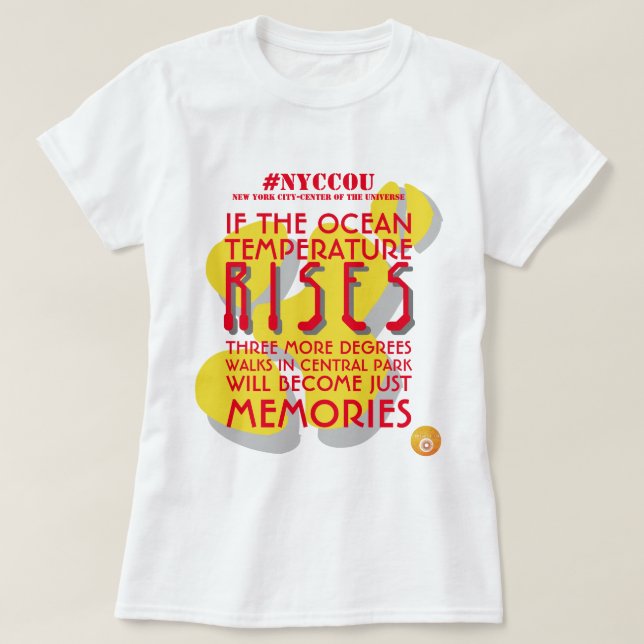 NYCCOU THREE MORE DEGREES 2 T-Shirt (Design Front)