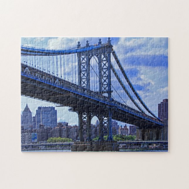 NYC's Manhattan Bridge A2 Jigsaw Puzzle (Horizontal)
