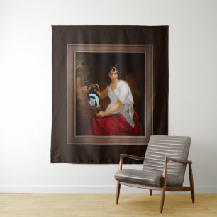 Nydia, The Blind Girl Of Pompeii Tapestry