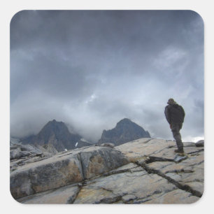 Nydiver Lakes 2 - Ansel Adams Wilderness - Sierra Square Sticker