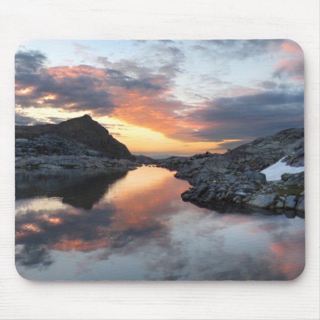 Nydiver Lakes Sunrise 2 - Ansel Adams Wilderness Mouse Mat (Front)