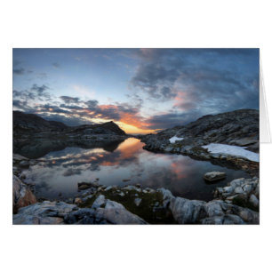 Nydiver Lakes Sunrise - Ansel Adams Wilderness