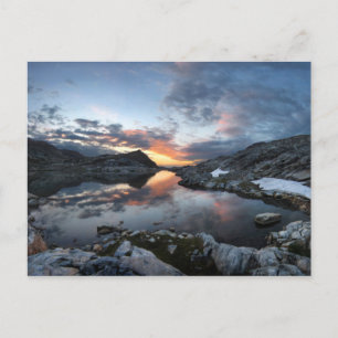 Nydiver Lakes Sunrise - Ansel Adams Wilderness Postcard