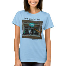 Nye Beach Cafe Ladies TShirt
