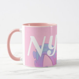 NYGEL Mug (Pink and White)