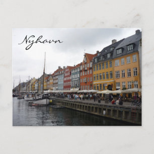 nyhavn colours postcard