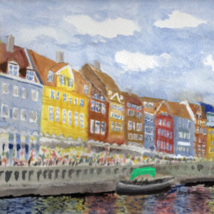 Nyhavn, Copenhagen Canvas Print