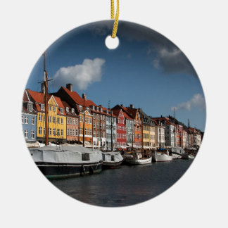 Nyhavn, Copenhagen Ceramic Tree Decoration