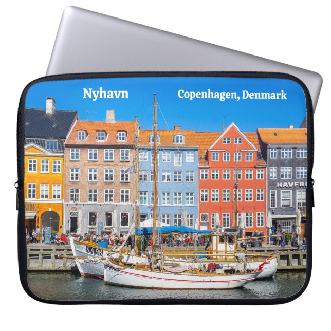 Nyhavn Copenhagen Denmark Laptop Sleeve (Front)