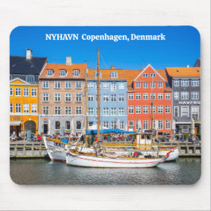 Nyhavn Copenhagen Denmark Mouse Mat