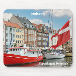 Nyhavn Copenhagen Denmark Mouse Mat