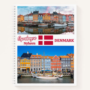 Nyhavn Copenhagen Denmark Notebook