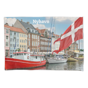 Nyhavn Copenhagen Denmark Pillowcase