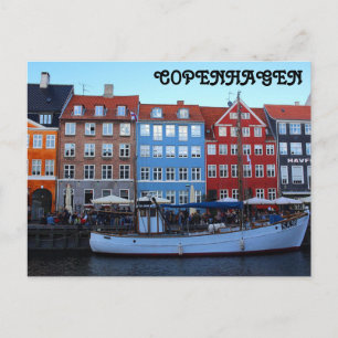 Nyhavn Copenhagen Denmark Postcard