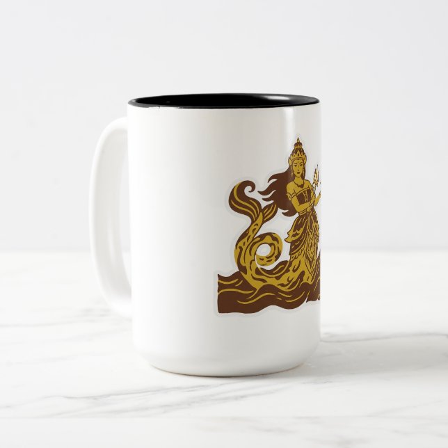 Nyi Roro Kidul Two-Tone Coffee Mug (Front Left)