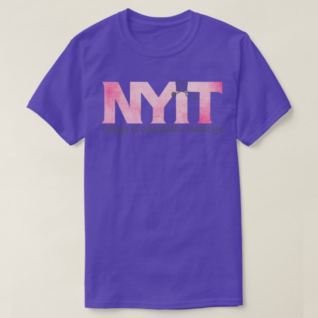 NYITCOM Pink watercolor 1 T-Shirt (Design Front)