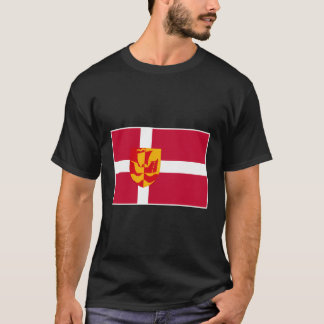 Nykã¸Bing Falster Flag Apparel National Pride Souv T-Shirt