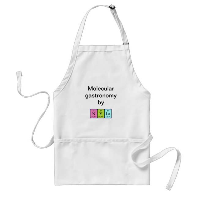Nyla periodic table name apron (Front)