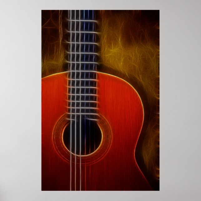 Nylon Stringed Guitar Poster (Front)