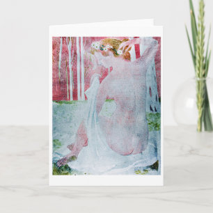 Nymph Crowned with Daisies, Maurice Denis Card