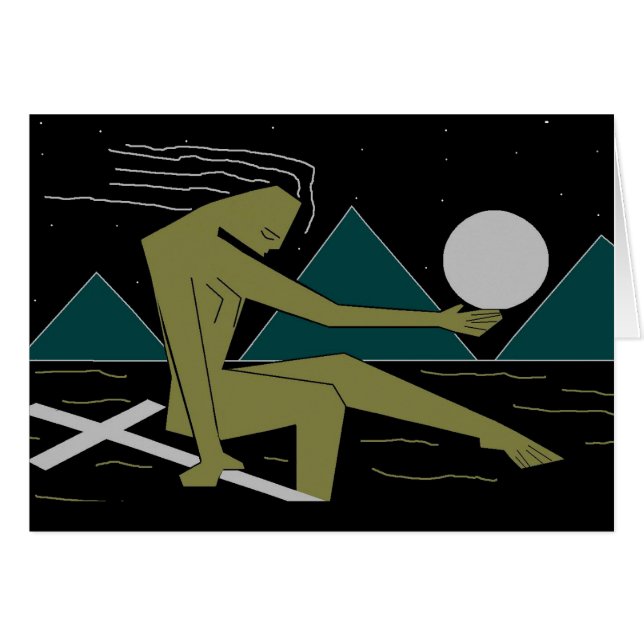 Nymph With Cross (Front Horizontal)