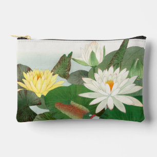 Nymphaea lotus, Japanese woodblock print, 1917 Accessory Pouch