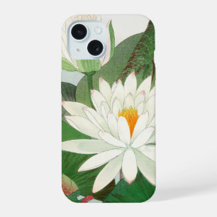 Nymphaea lotus, Japanese woodblock print, 1917 iPhone 15 Case