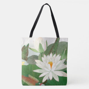 Nymphaea lotus, Japanese woodblock print, 1917 Tote Bag