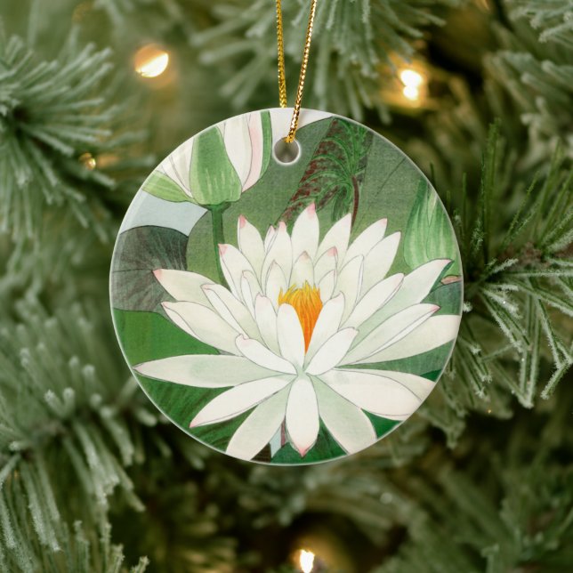 Nymphaea lotus, Tree Ceramic Tree Decoration (Tree)