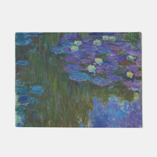 Nymphéas en fleur 1914-17 doormat
