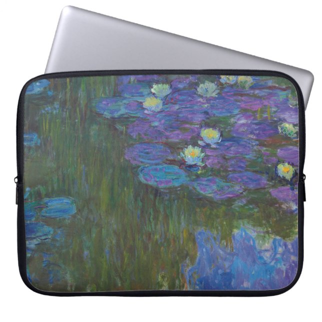 Nymphéas en fleur | 1914-17 laptop sleeve (Front)