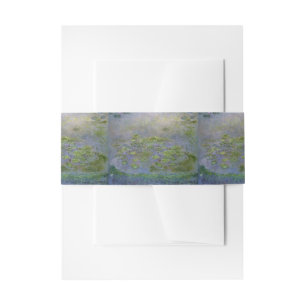 Nympheas (Waterlilies) Claude Monet Invitation Belly Band