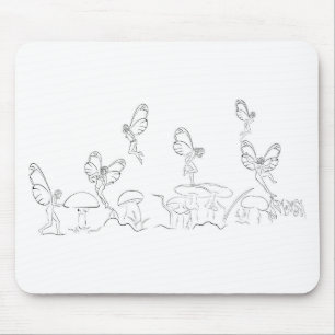 Nymphen in Fary World Mouse Mat
