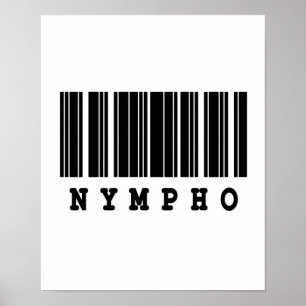 nympho barcode design poster