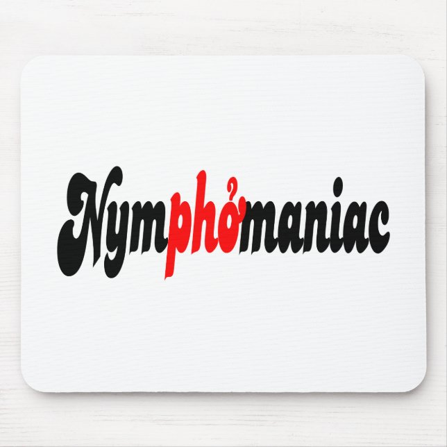 Nymphomaniac Mouse Mat (Front)