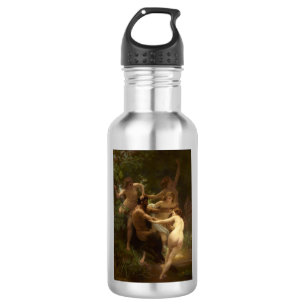 Nymphs and Satyr by William-Adolphe Bouguereau 532 Ml Water Bottle