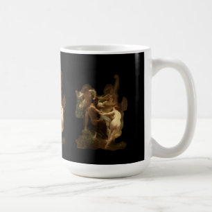 Nymphs and Satyr by William-Adolphe Bouguereau Coffee Mug