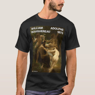 Nymphs and Satyr u2013 WilliamAdolphe Bouguereau  T-Shirt