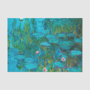 Nymphs by Monet,impressionist genuine painting Tissue Paper