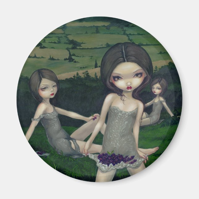 "Nymphs Collecting Berries" Magnet (Front)